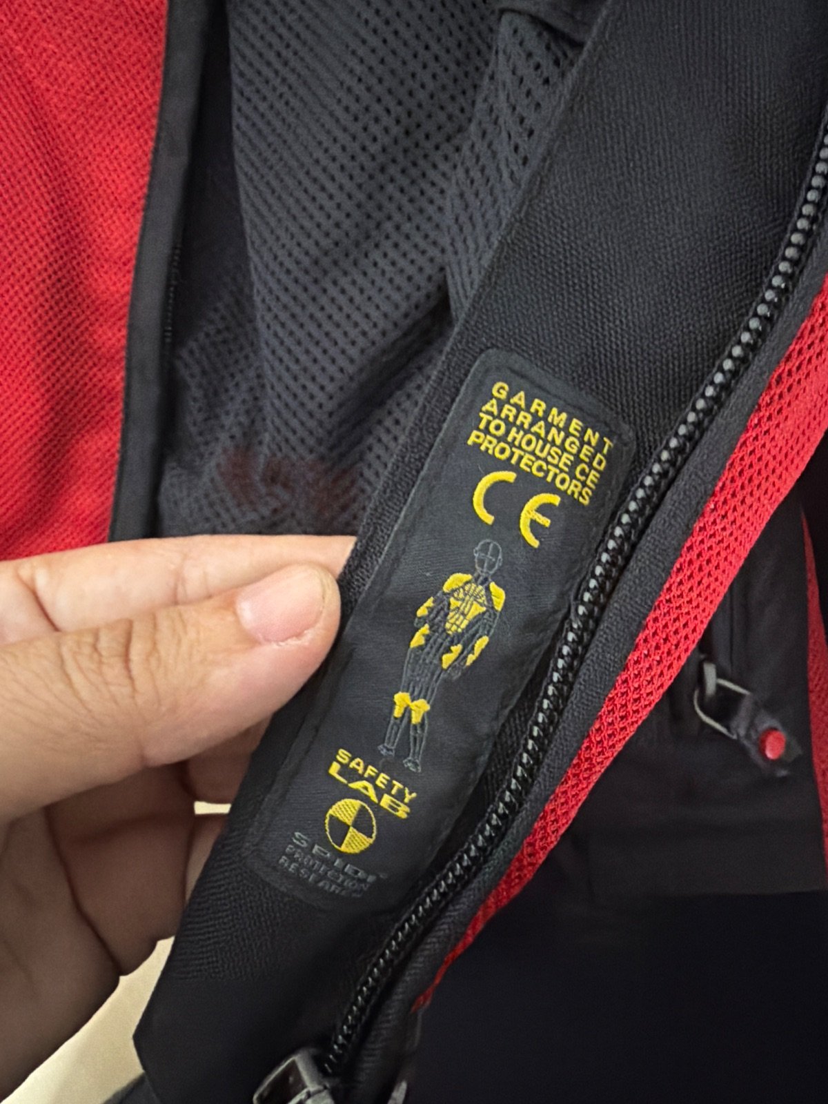 Spidi Fit For Lady chaqueta moto S roja mujer vintage — foto 4