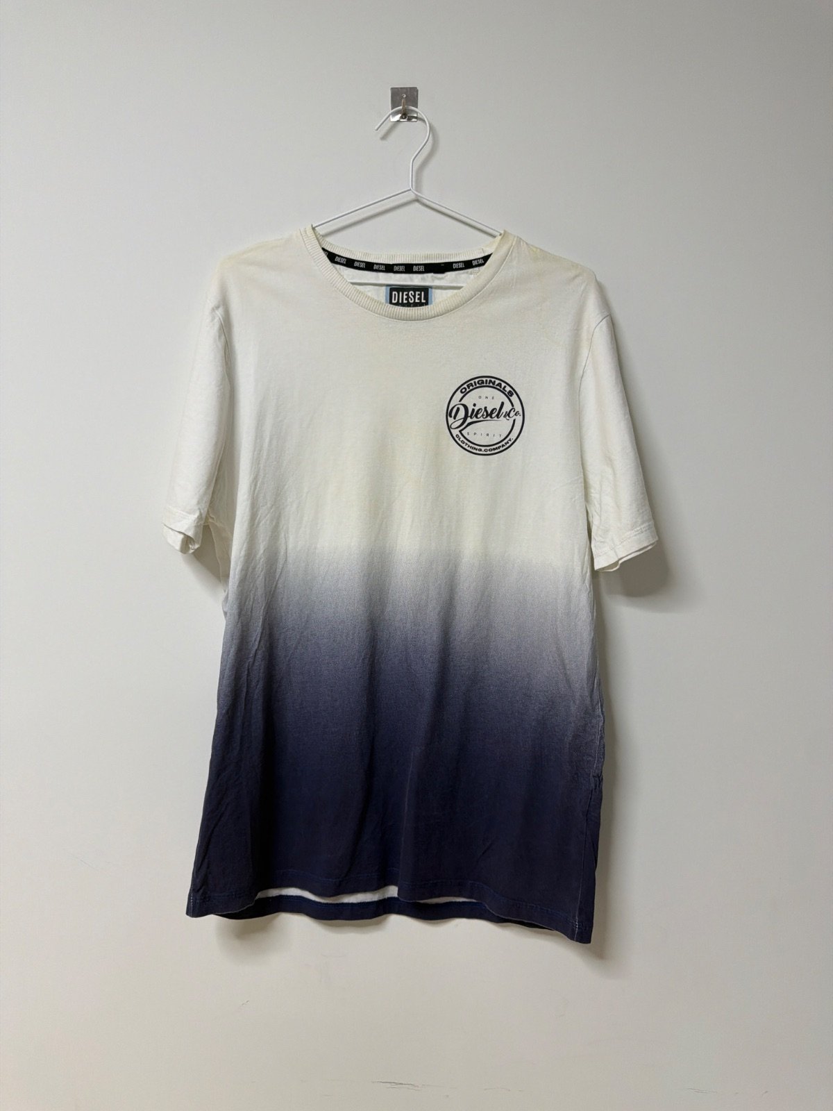 Diesel Spirit Camiseta Tie-Dye Talla L Vintage Streetwear
