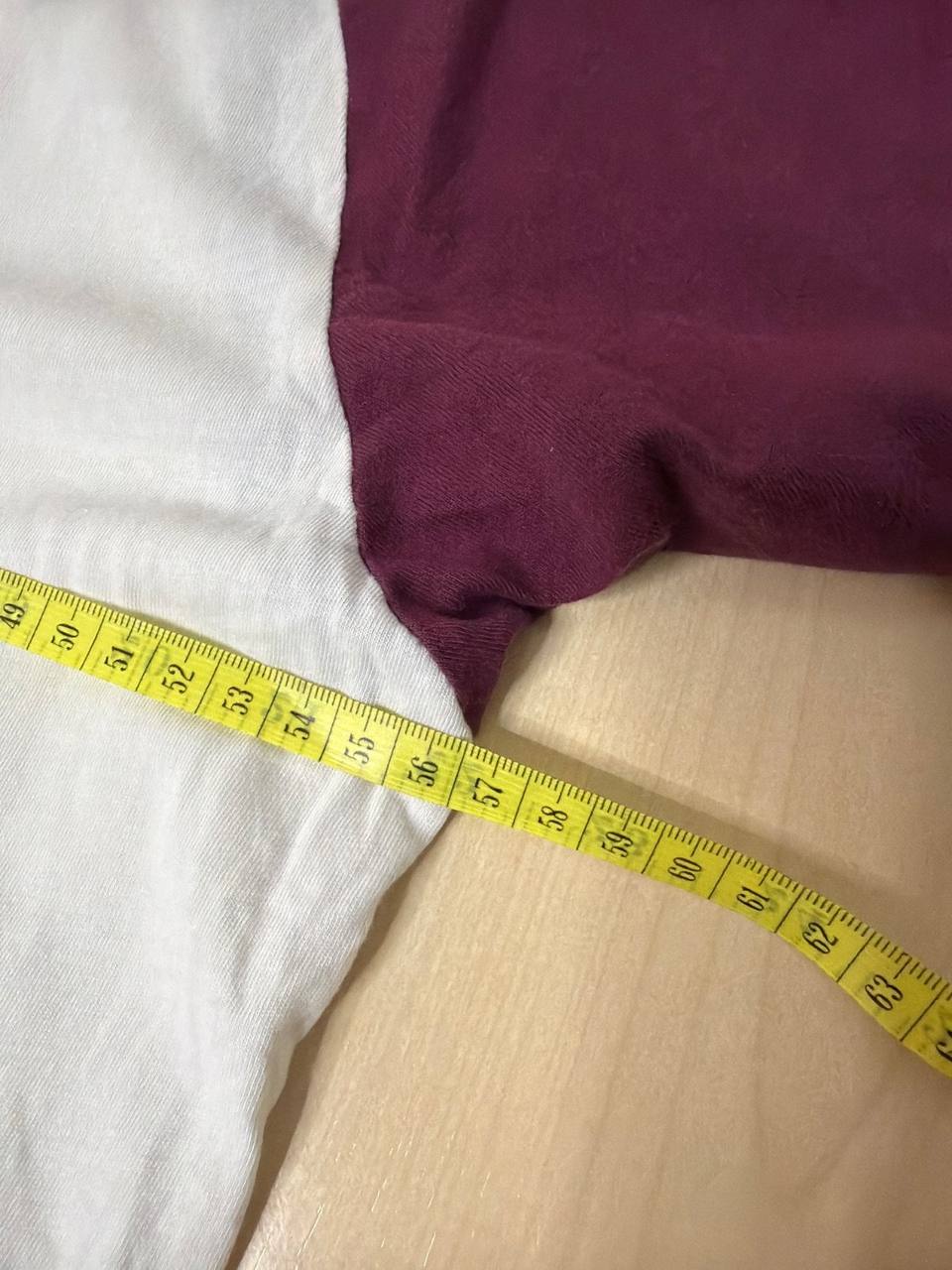 Camiseta Vans Raglán Manga Corta Burdeos y Blanco Talla XL Skate, blanco y granate — foto 8