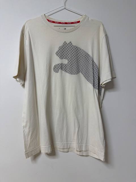 Puma Camiseta Estampado Pantera XXL Beige Vintage