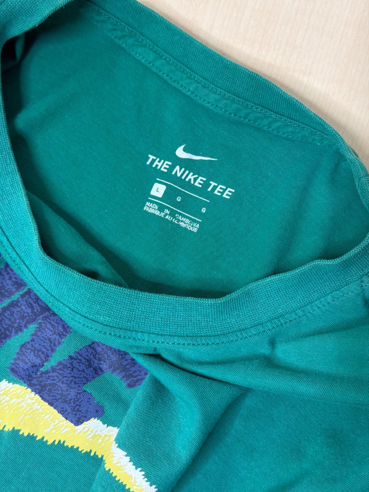 Nike camiseta manga corta verde Talla L Vintage Streetwear — foto 3