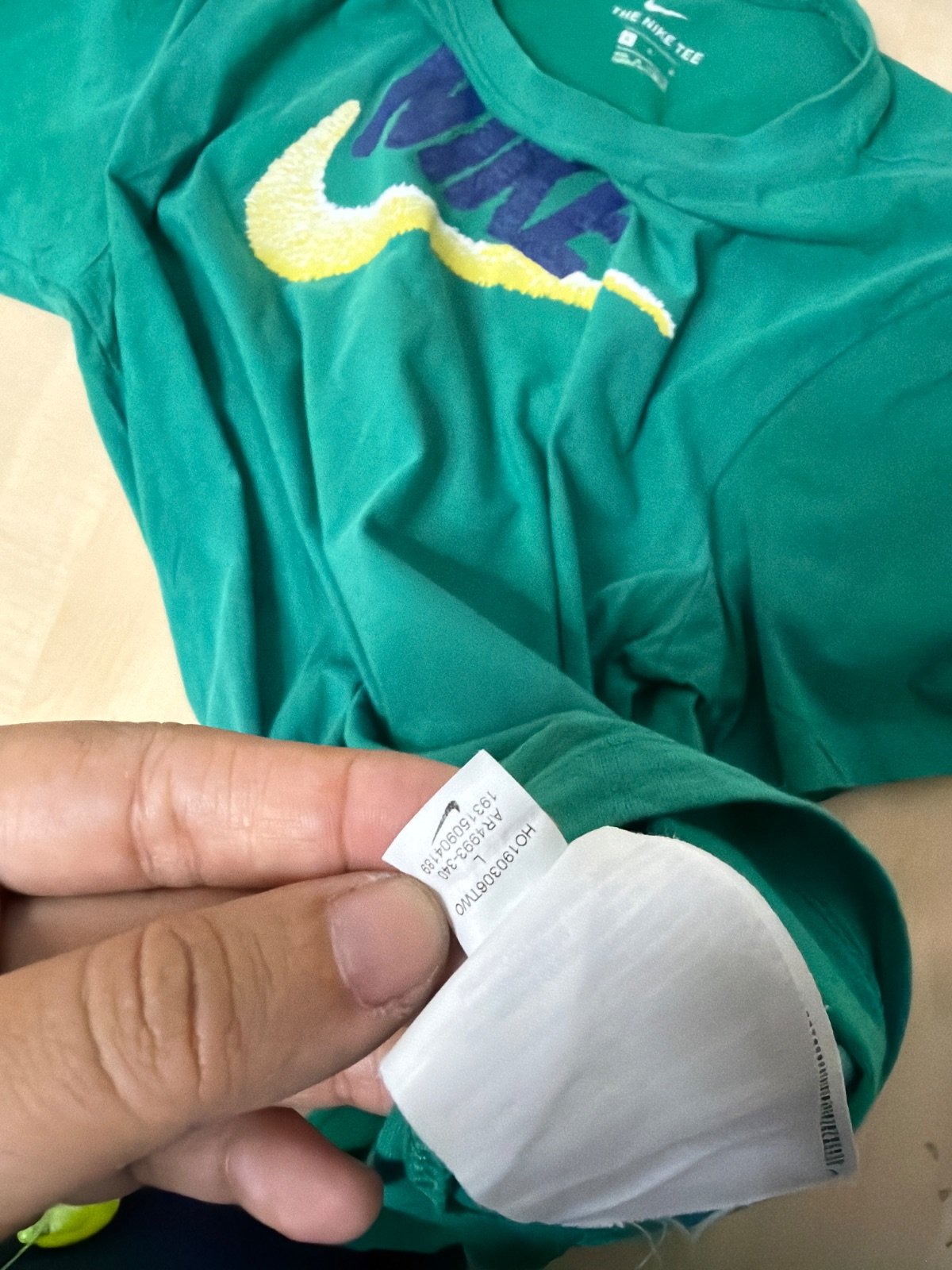 Nike camiseta manga corta verde Talla L Vintage Streetwear — foto 4