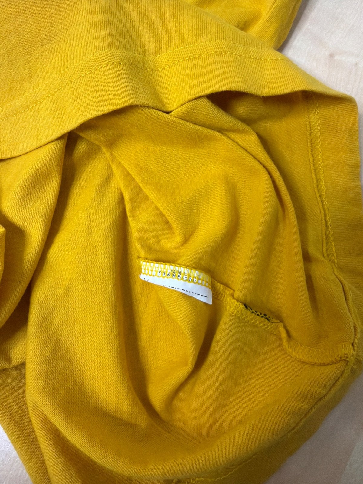 Puma Camiseta Amarillo Mostaza Talla S Streetwear Deporte — foto 4