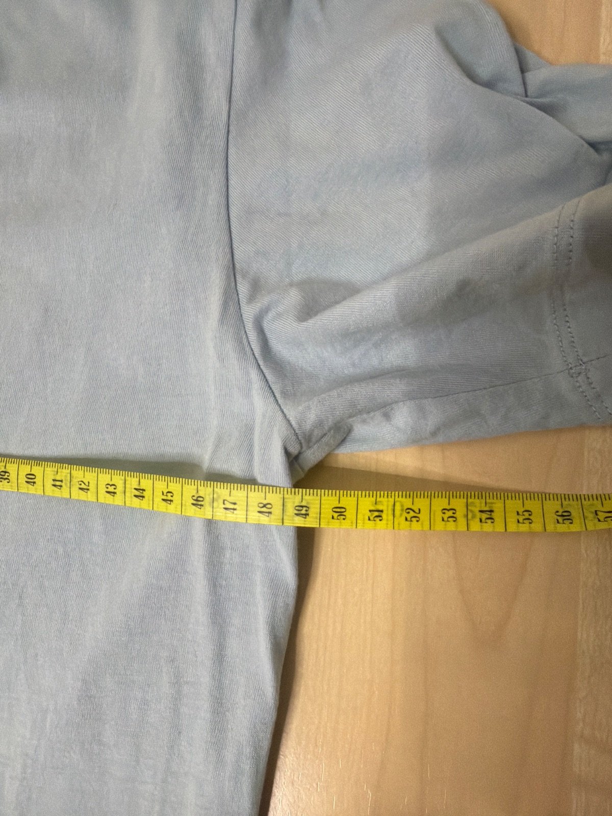 BOSS camiseta manga corta azul celeste logo bordado básica — foto 6
