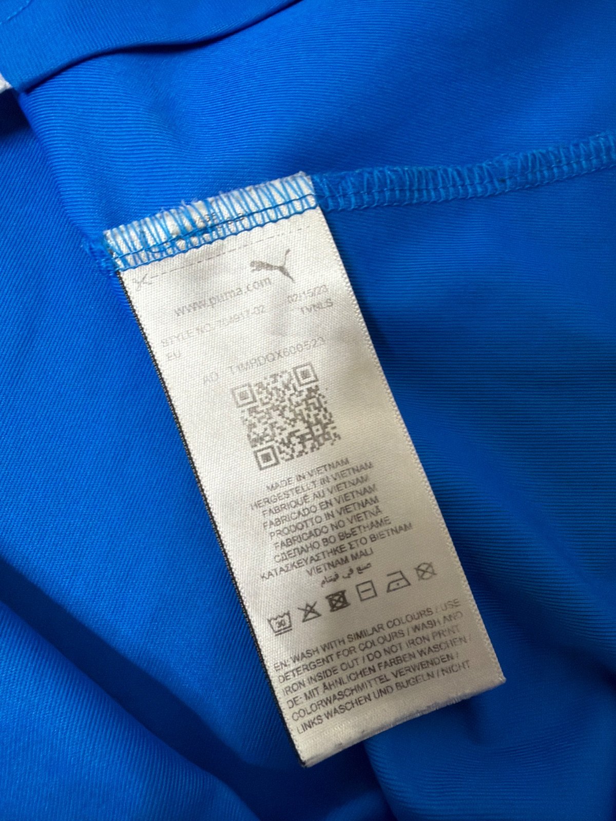 Puma camiseta deportiva Drycell azul manga corta fútbol — foto 6
