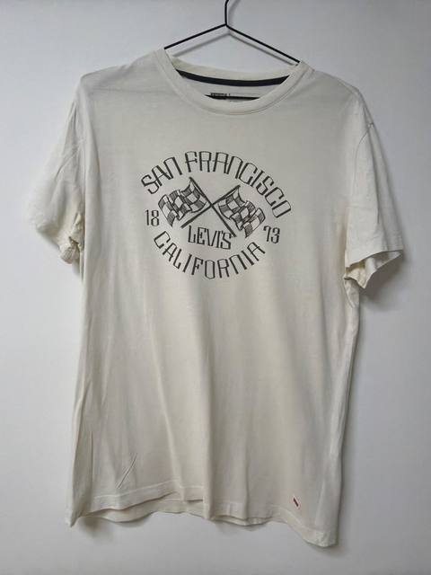 Levi's camiseta San Francisco 1873 Talla M Blanco Vintage