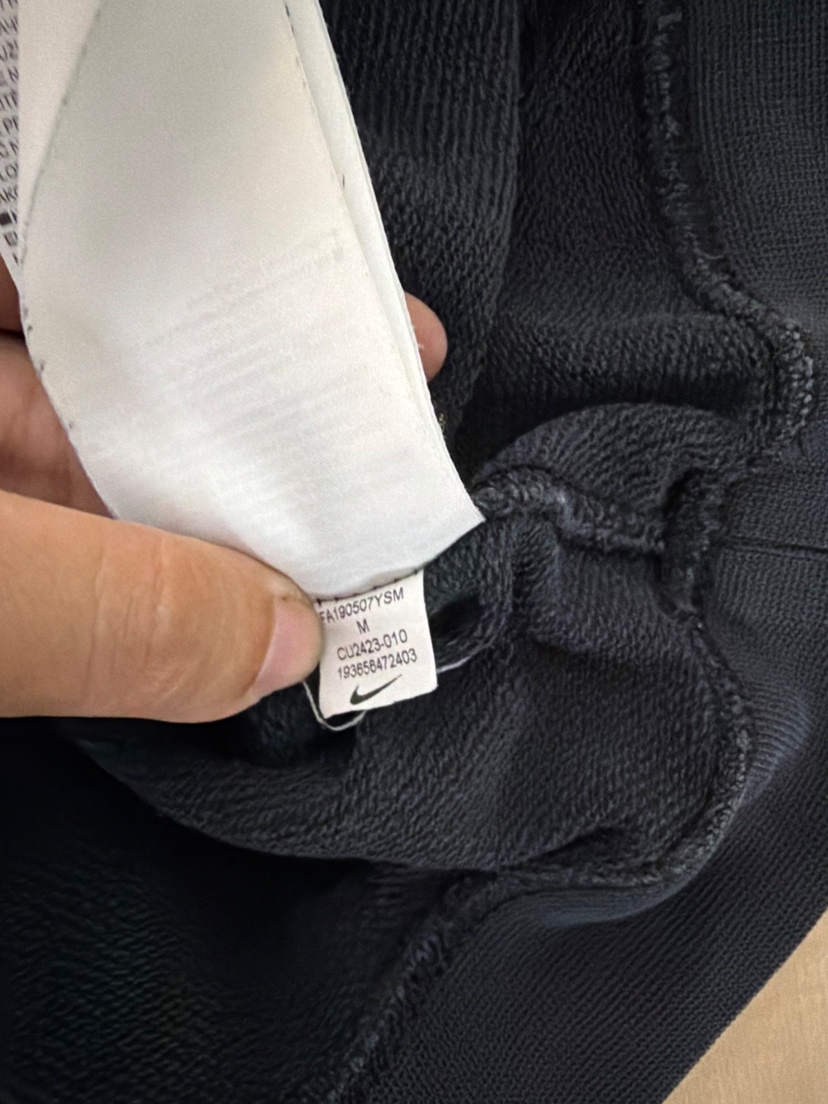 Sudadera Nike Air capucha negra estampado vintage streetwear — foto 6