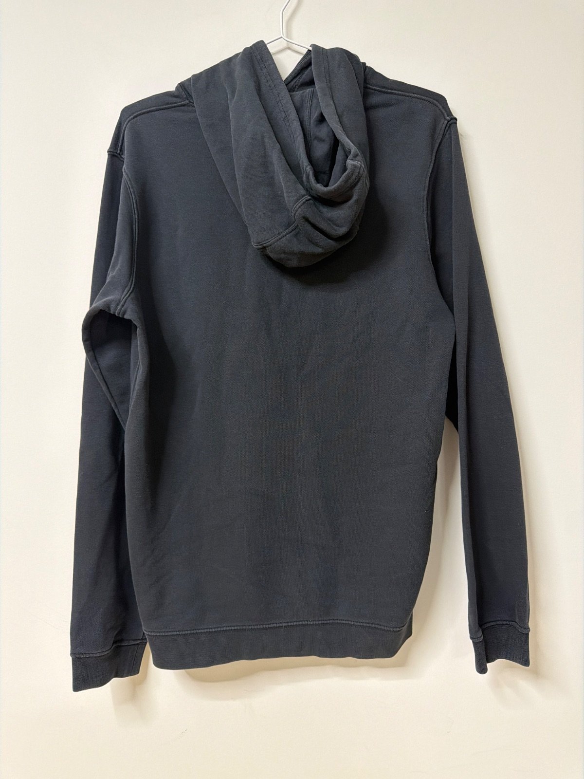 Sudadera Nike Air capucha negra estampado vintage streetwear — foto 2