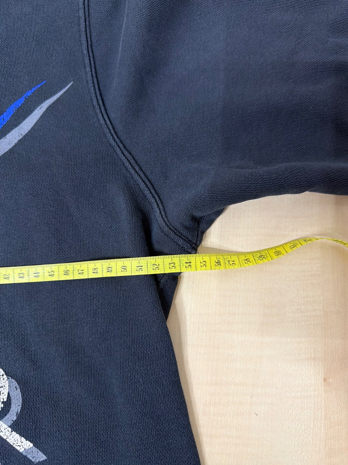 Sudadera Nike Air capucha negra estampado vintage streetwear — foto 3