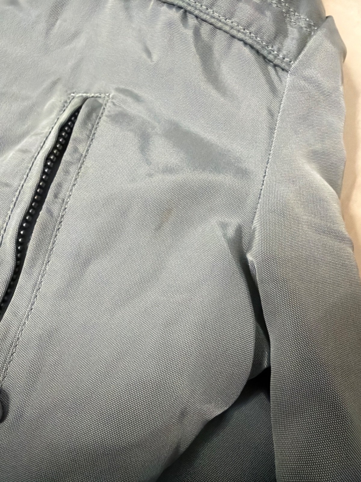 Peuterey chaqueta plumón niño 8 años gris capucha vintage — foto 5