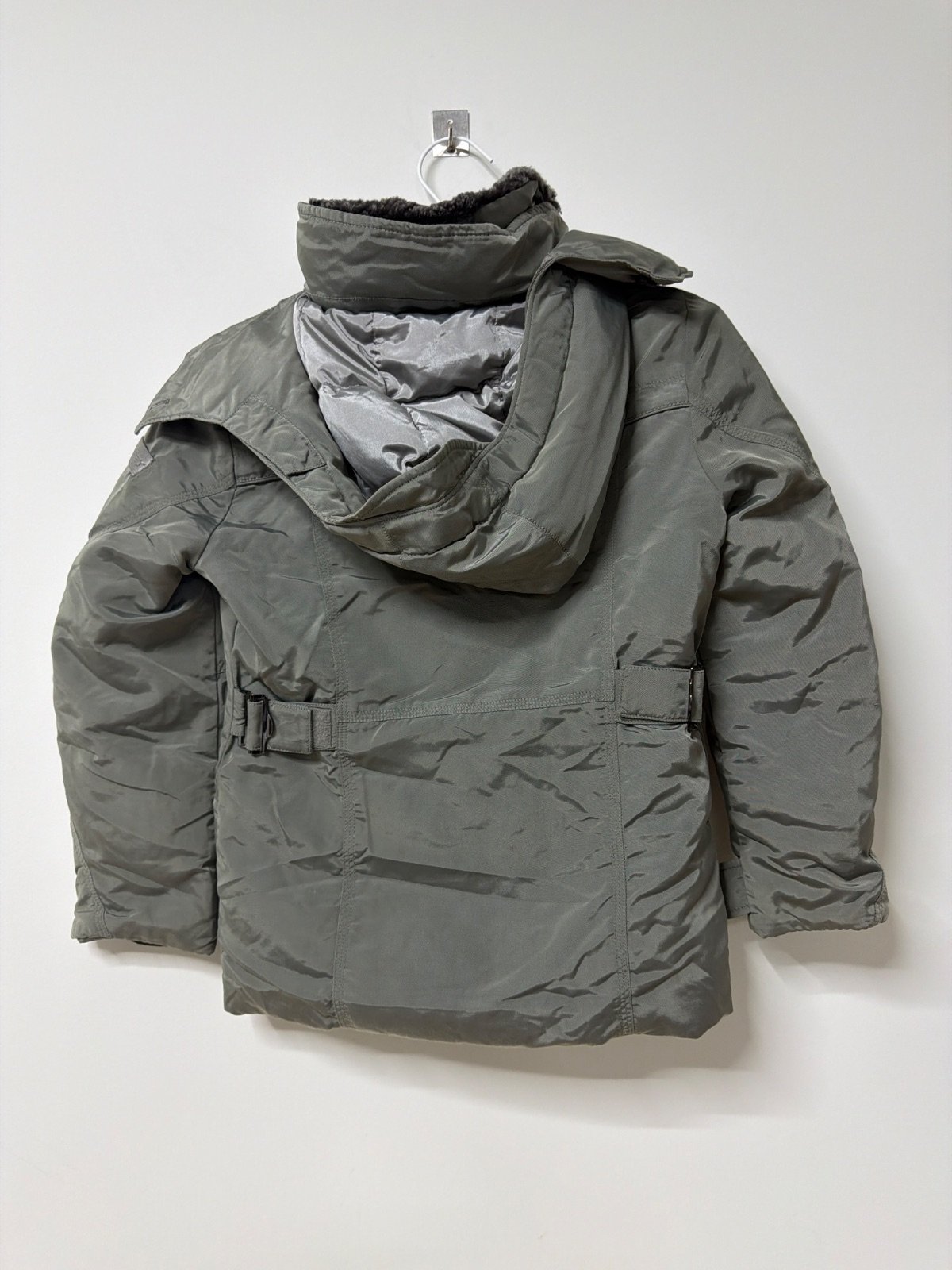 Peuterey chaqueta plumón niño 8 años gris capucha vintage — foto 7