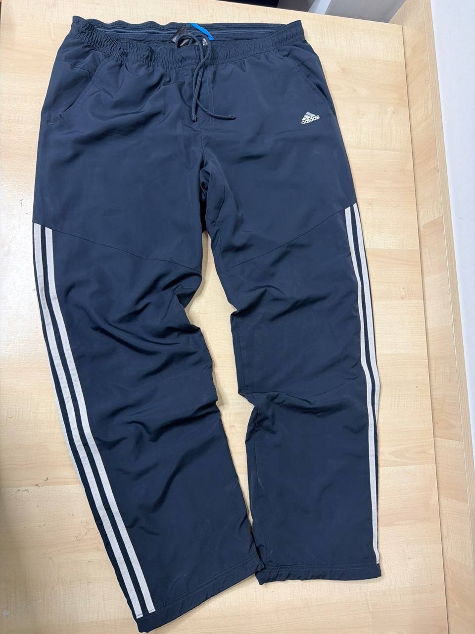 Pantalón chándal Adidas Climalite azul marino Vintage Talla L - Blokecore Y2K, negro