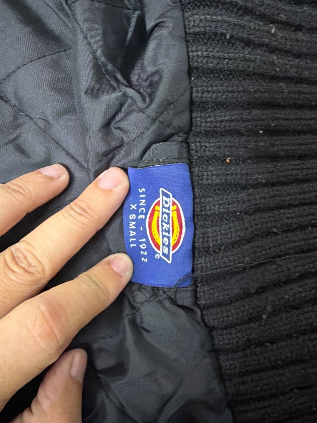 Dickies chaqueta bomber negra talla XS vintage streetwear — foto 3