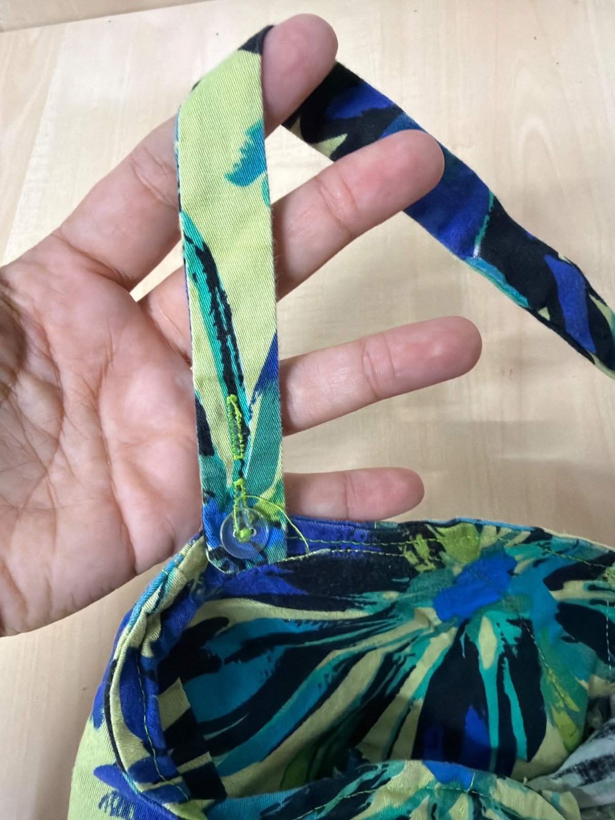Corset top tirantes estampado floral tropical S/M — foto 5