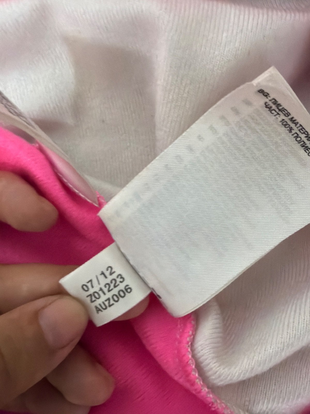 Adidas Pink & Black Zip-Up Hoodie / Track Jacket Size L — foto 5