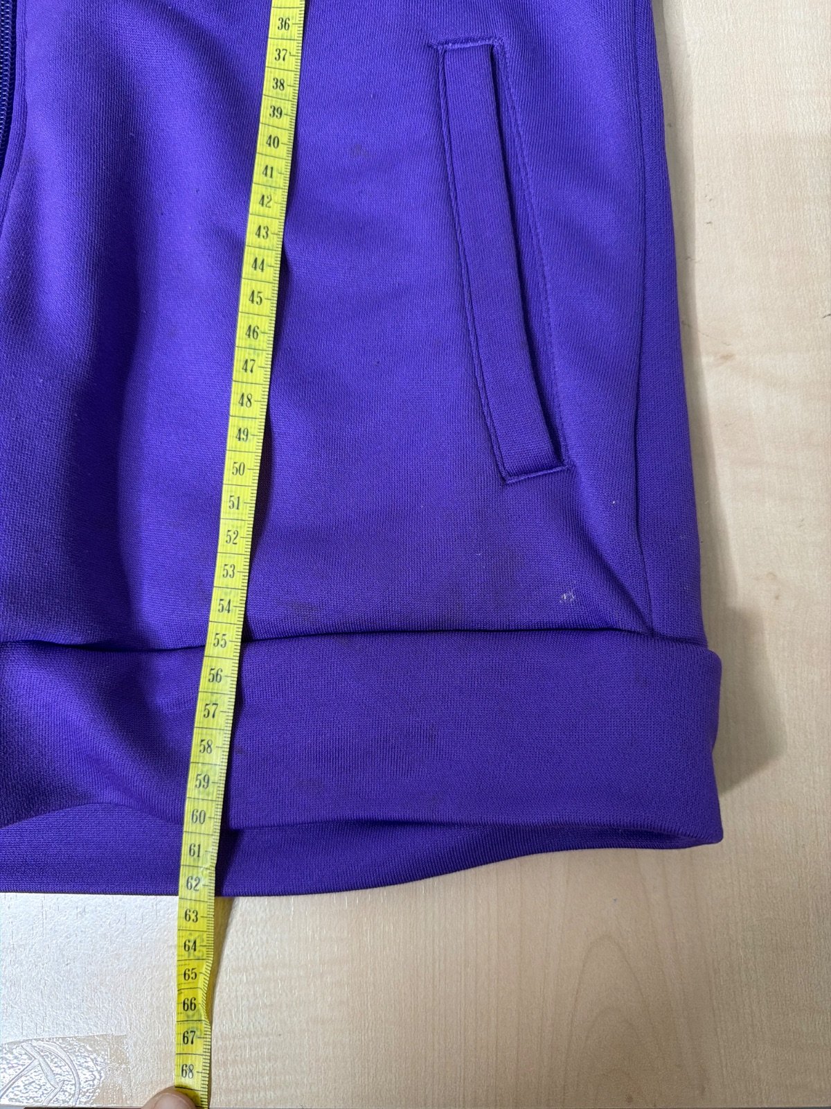 Adidas sudadera capucha L colorblock negro lila morado vintage — foto 6