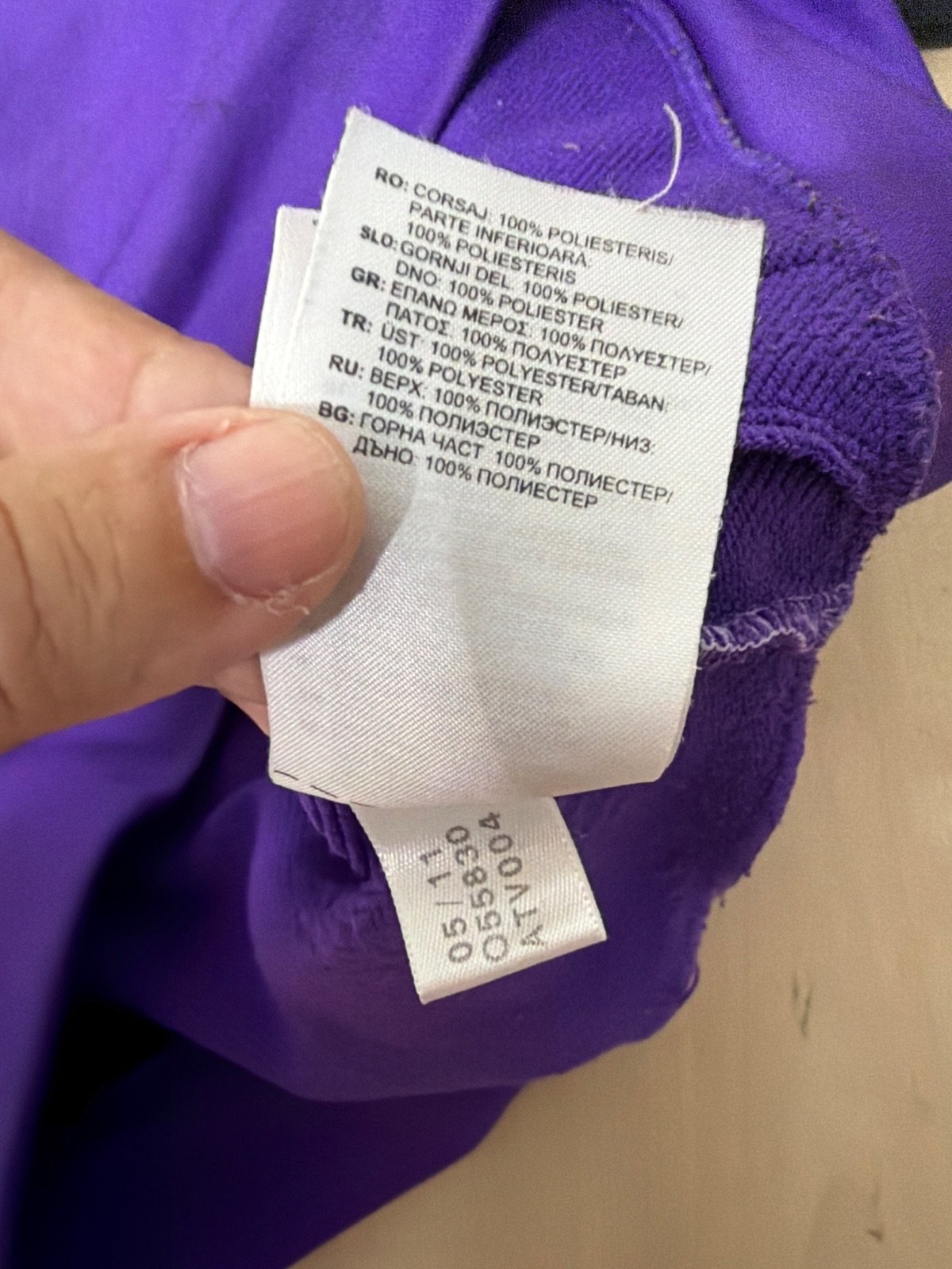Adidas sudadera capucha L colorblock negro lila morado vintage — foto 8