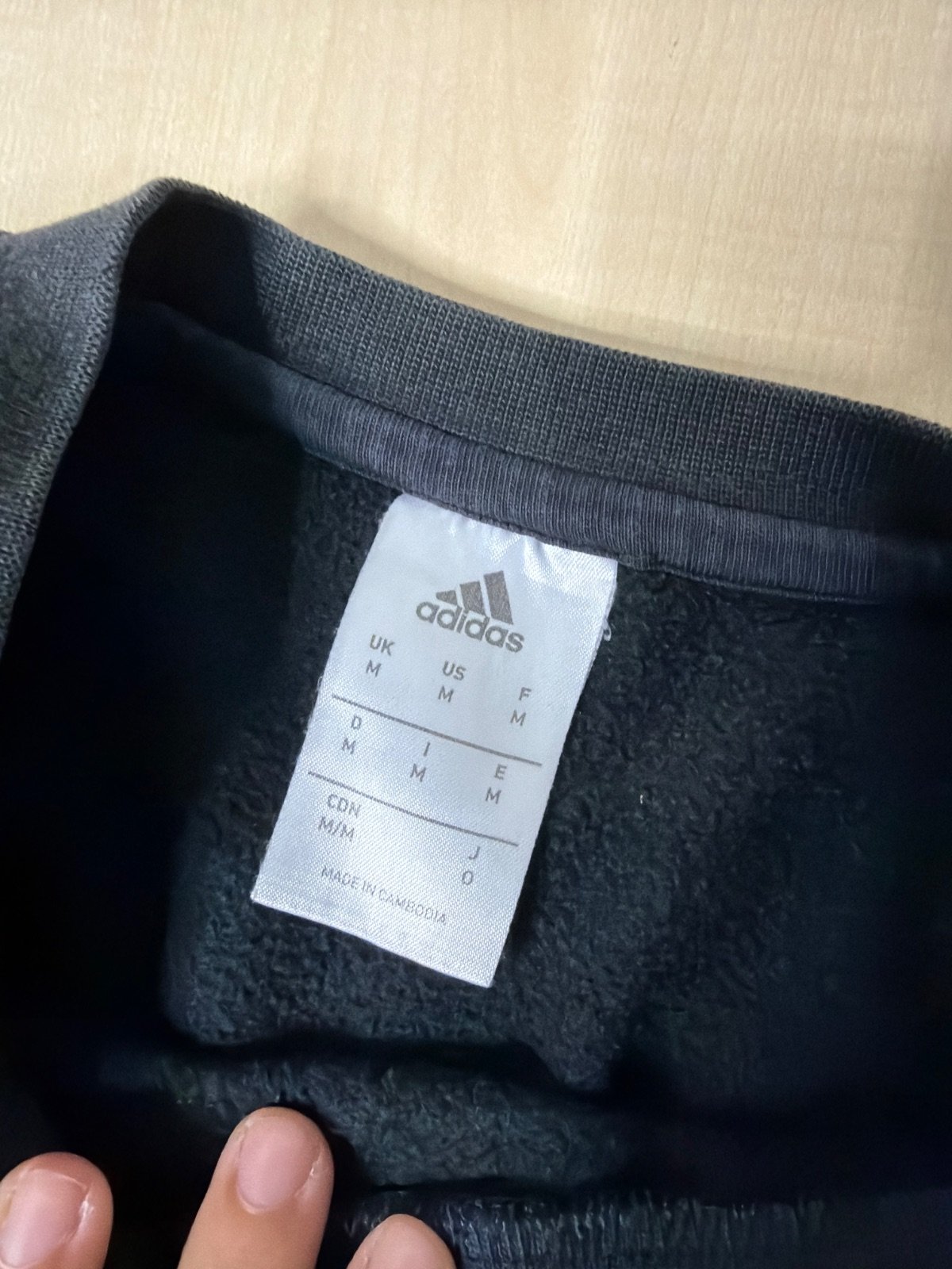 Sudadera Adidas Negra Manga Larga Rayas Streetwear Vintage — foto 4