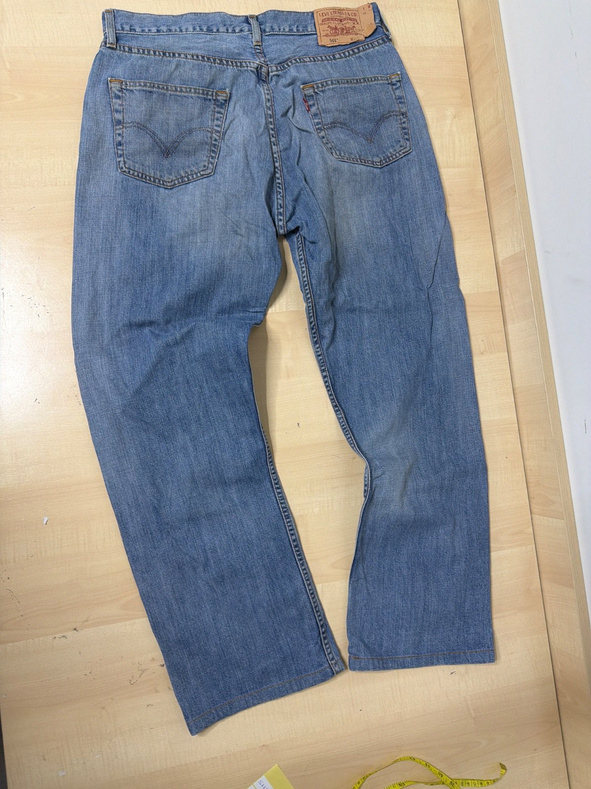 Pantalón Vaquero Levi's 501 Original Vintage - Lavado Claro - W34 L34 — foto 2