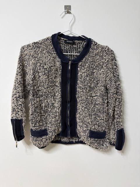 Max&Co chaqueta punto tweed bouclé Talla S Vintage Chic