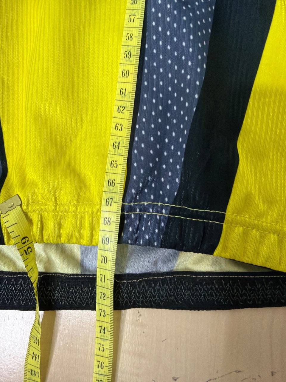 Maillot ciclismo Bike System Amarillo Retro Vintage Manga Corta — foto 6