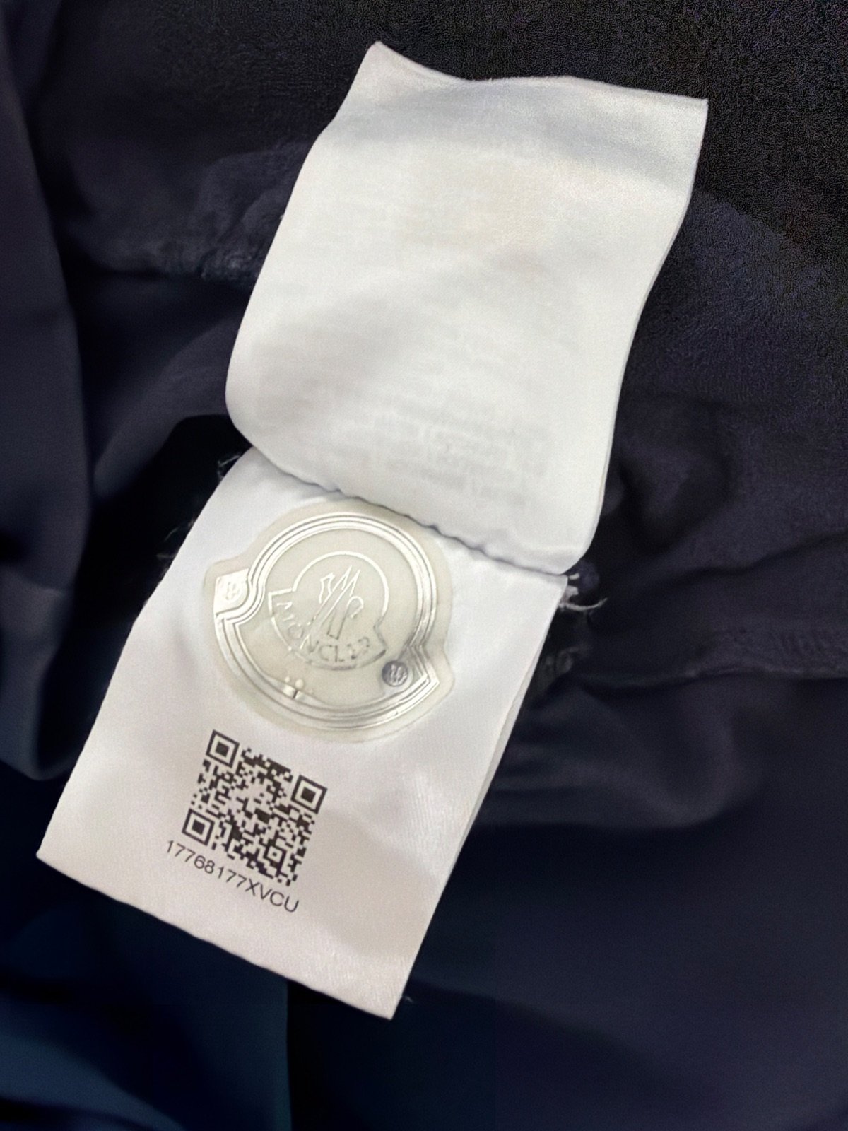 Moncler sudadera capucha bebé 6-9m azul marino — foto 4