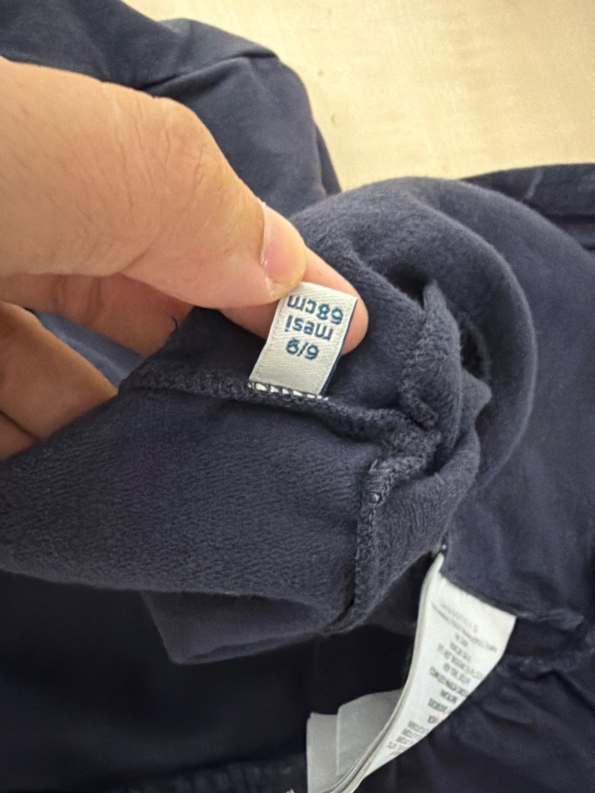 Moncler sudadera capucha bebé 6-9m azul marino — foto 6