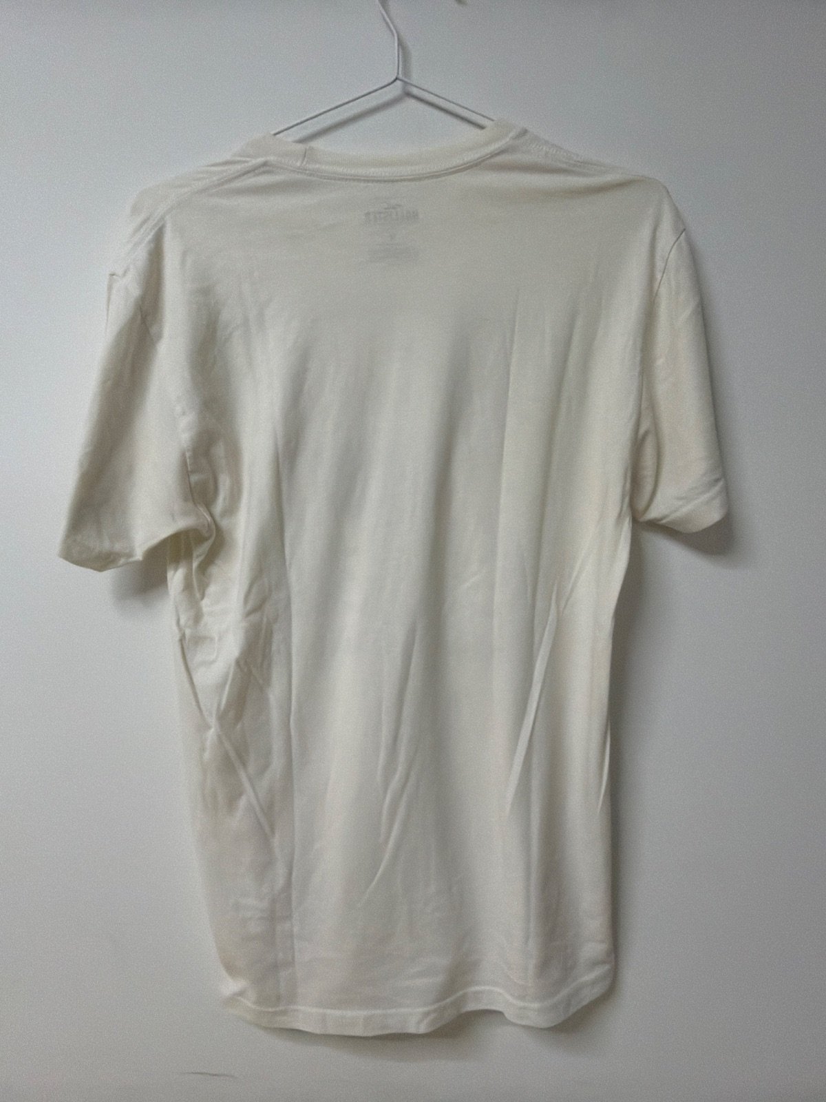 Camiseta Hollister blanca M estampado tropical vintage surf — foto 2