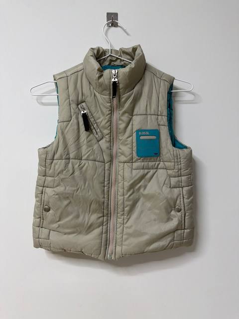 Diesel chaleco acolchado beige S vintage streetwear