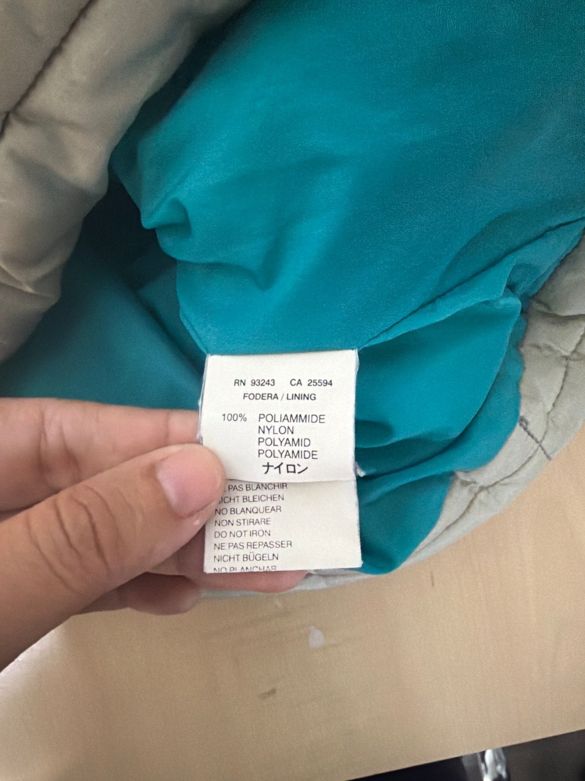 Diesel chaleco acolchado beige S vintage streetwear — foto 4