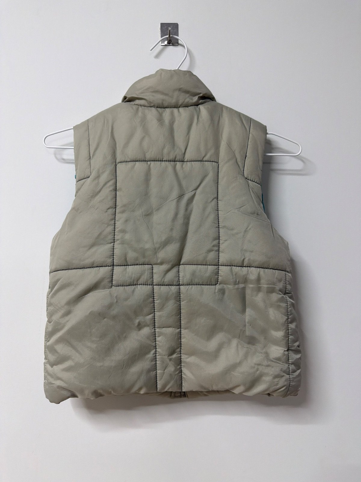 Diesel chaleco acolchado beige S vintage streetwear — foto 2