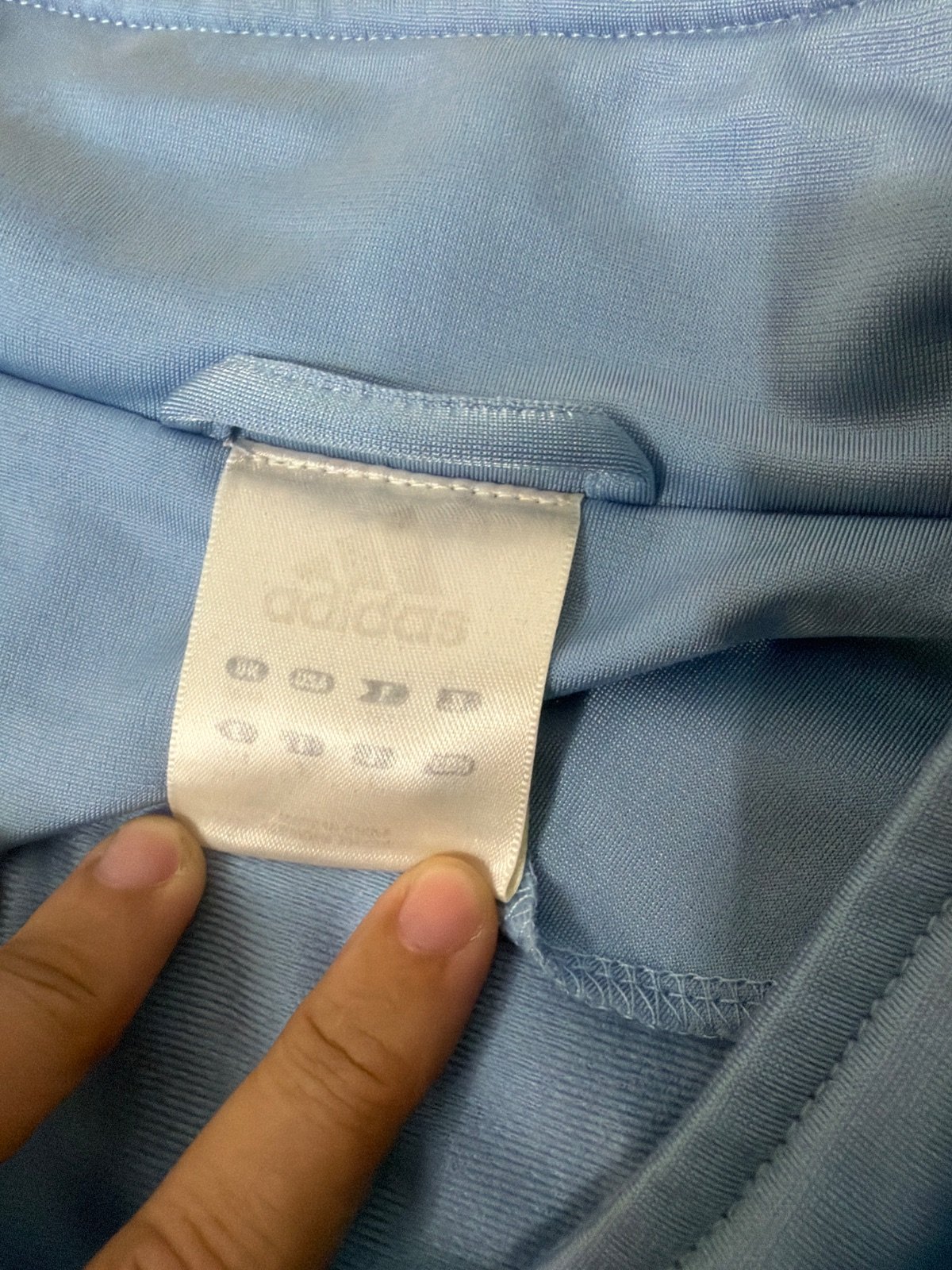 Adidas chaqueta chándal azul celeste streetwear vintage — foto 4
