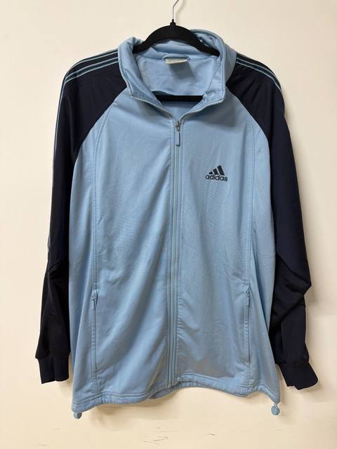 Adidas chaqueta chándal azul celeste streetwear vintage