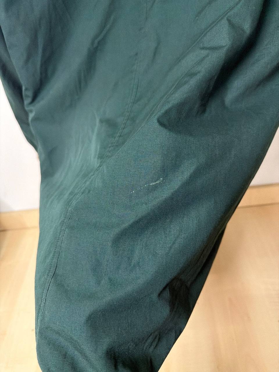 Parka verde forro leopardo Talla M/L Vintage Capucha — foto 3