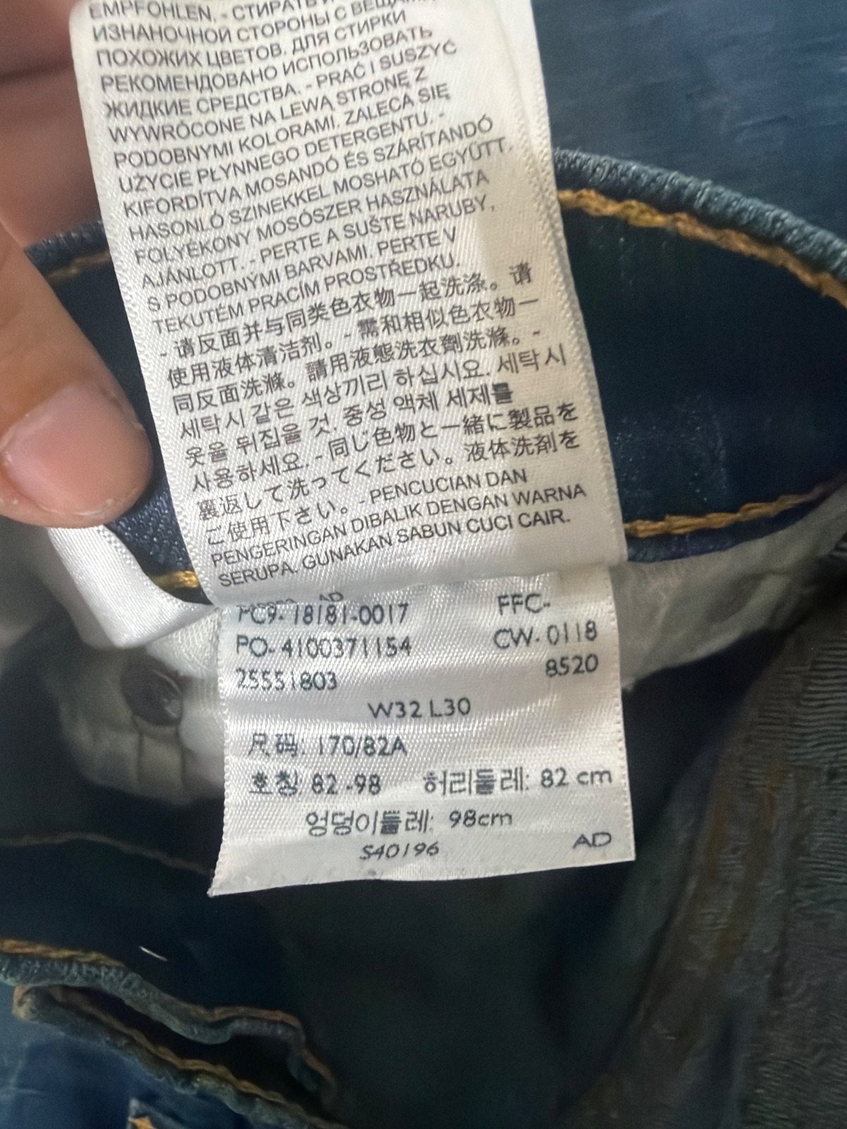 Levi's 541 Vaquero W32 L30 Azul Denim Vintage Recto — foto 4