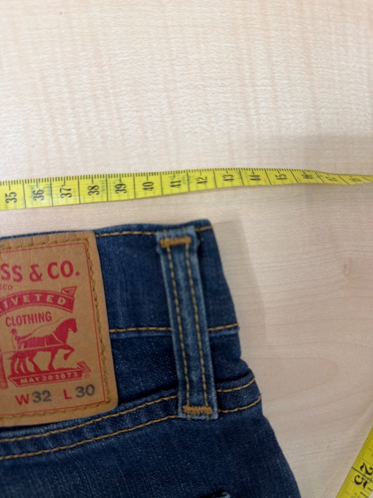 Levi's 541 Vaquero W32 L30 Azul Denim Vintage Recto — foto 8
