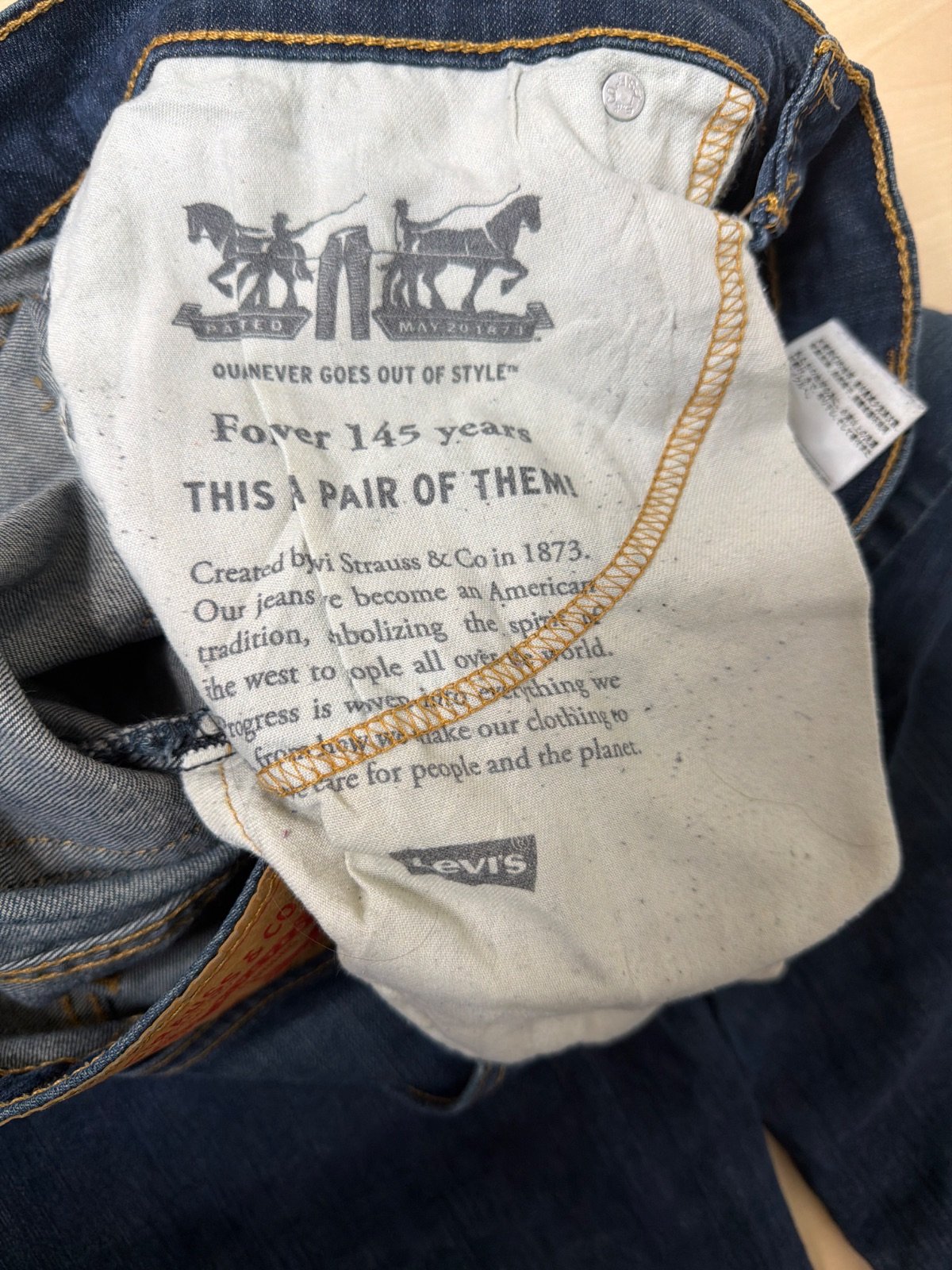 Levi's 541 Vaquero W32 L30 Azul Denim Vintage Recto — foto 5