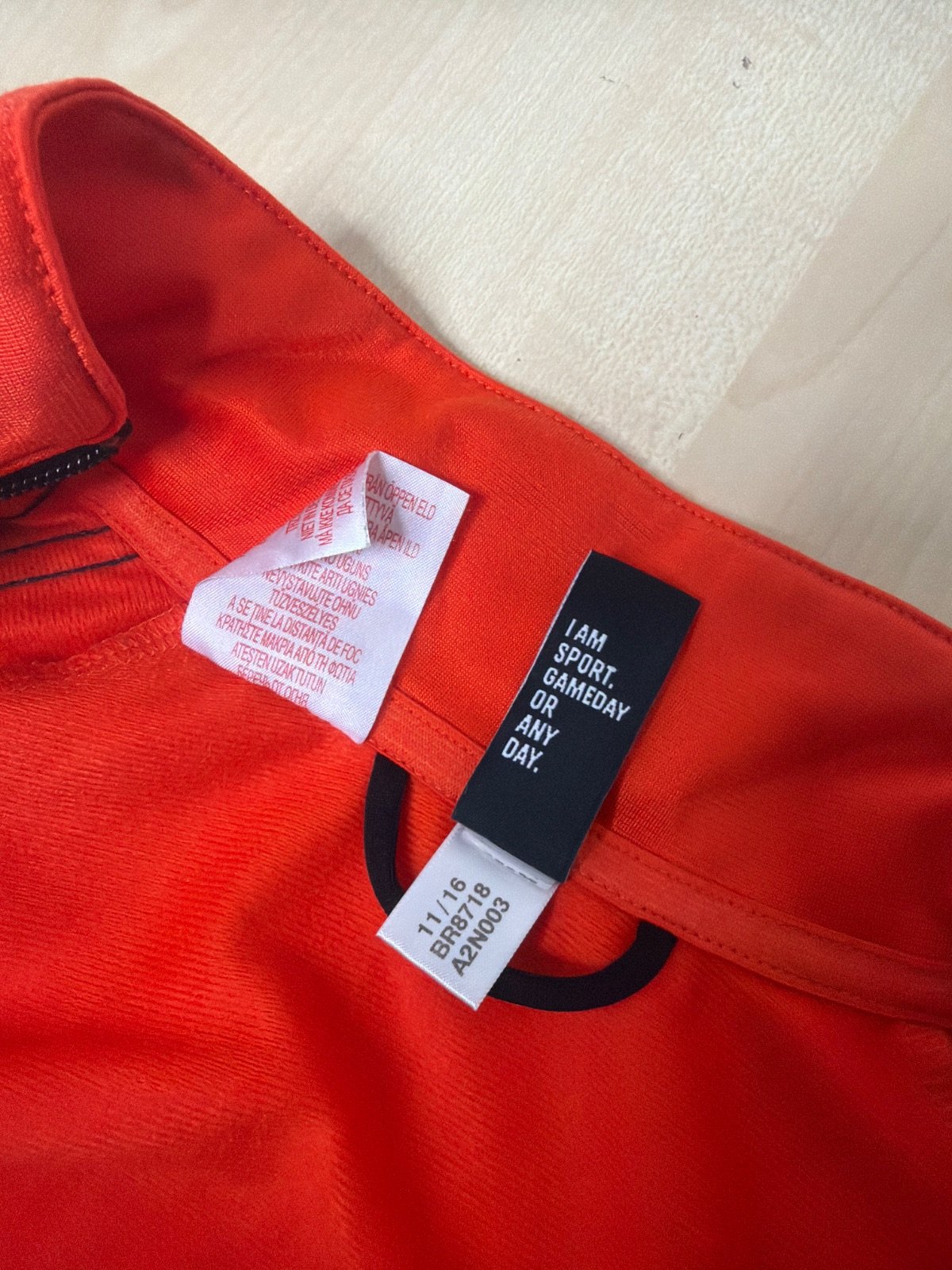 Adidas chaqueta chándal niño 11-12 años naranja fluor — foto 3