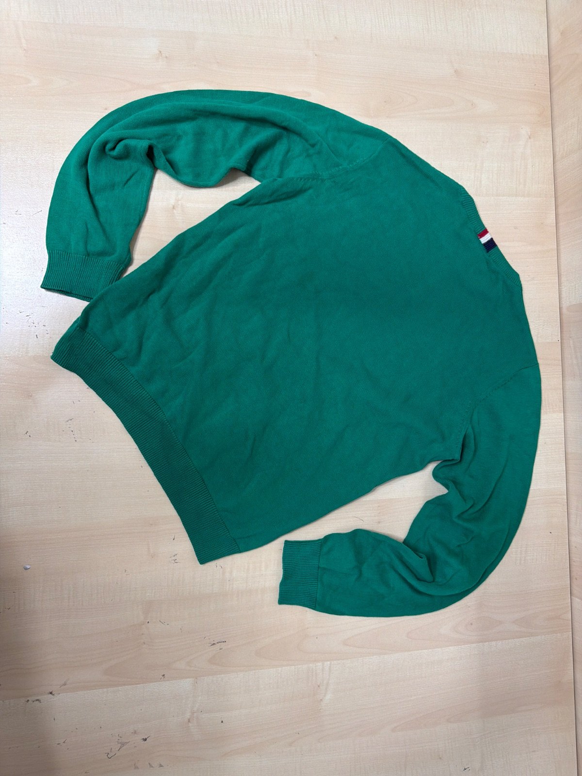 U.S. Polo Assn. jersey niño Talla 14 verde vintage preppy — foto 5