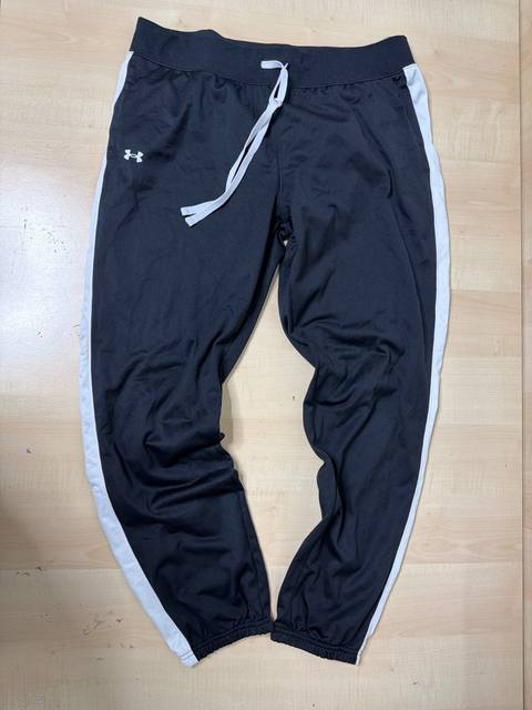 Under Armour pantalón chándal negro banda blanca vintage