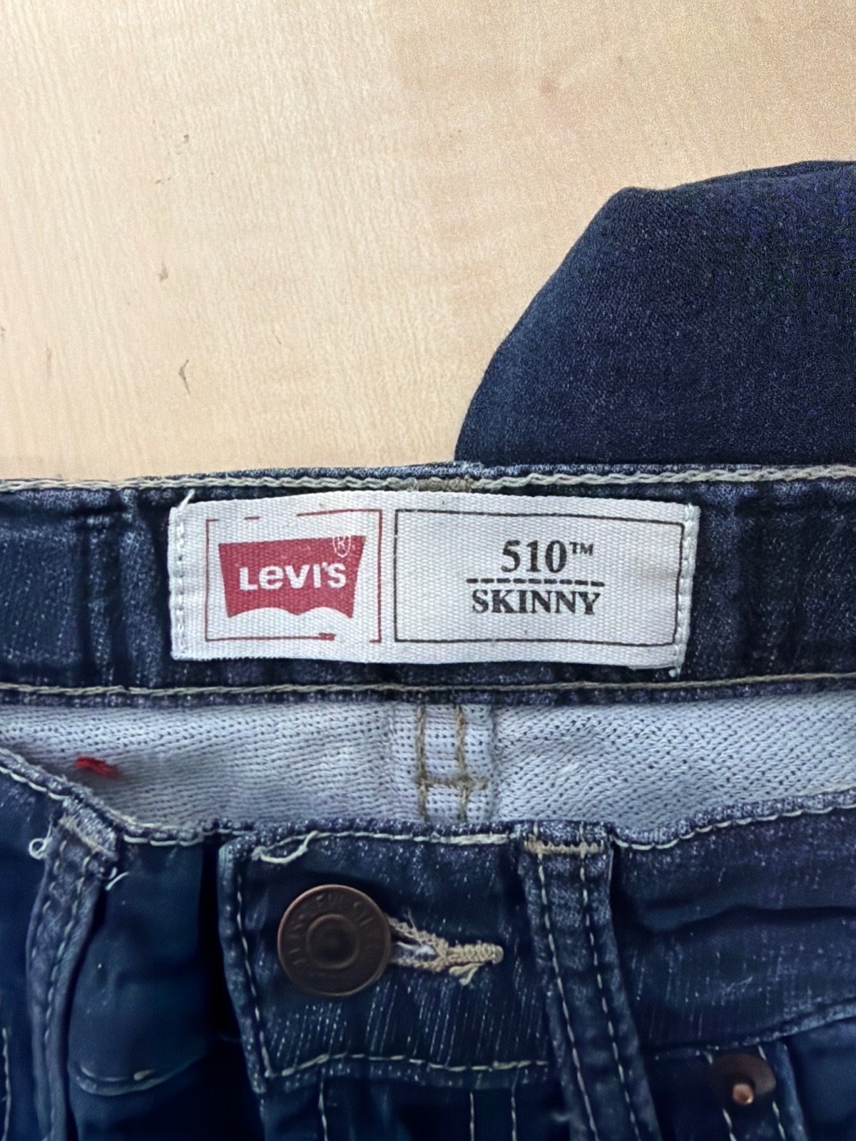 Vaqueros Levi's 510 Skinny Niño / Adolescente Talla 14 Años Originales Azul — foto 7