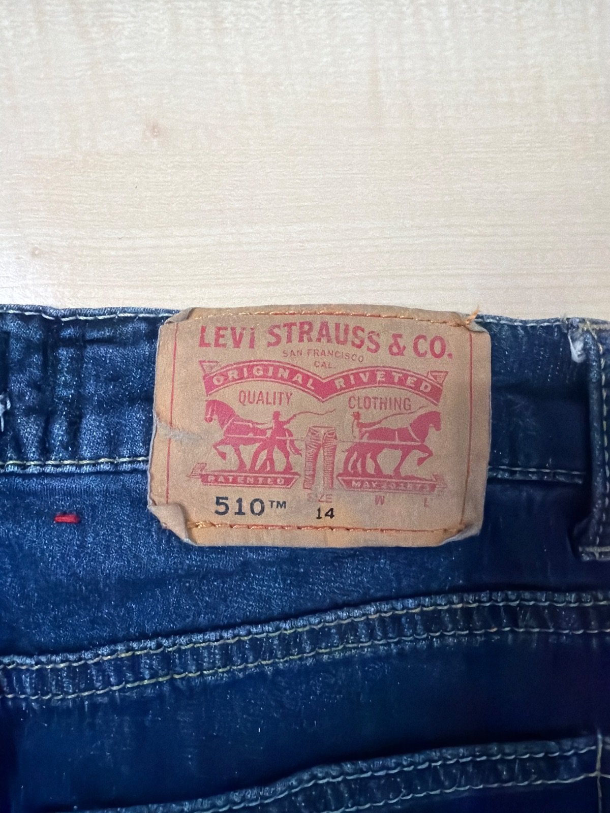 Vaqueros Levi's 510 Skinny Niño / Adolescente Talla 14 Años Originales Azul — foto 6
