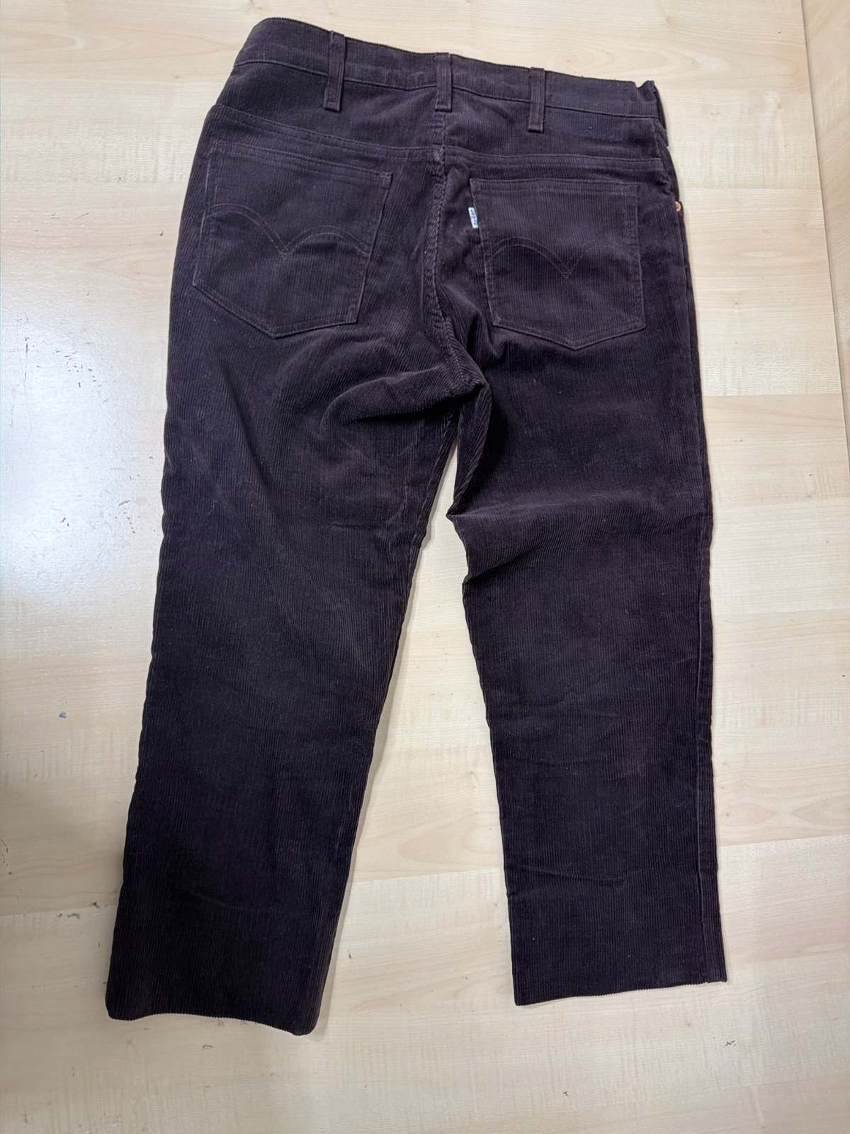 Levi's pantalón pana marrón cintura alta vintage retro — foto 3