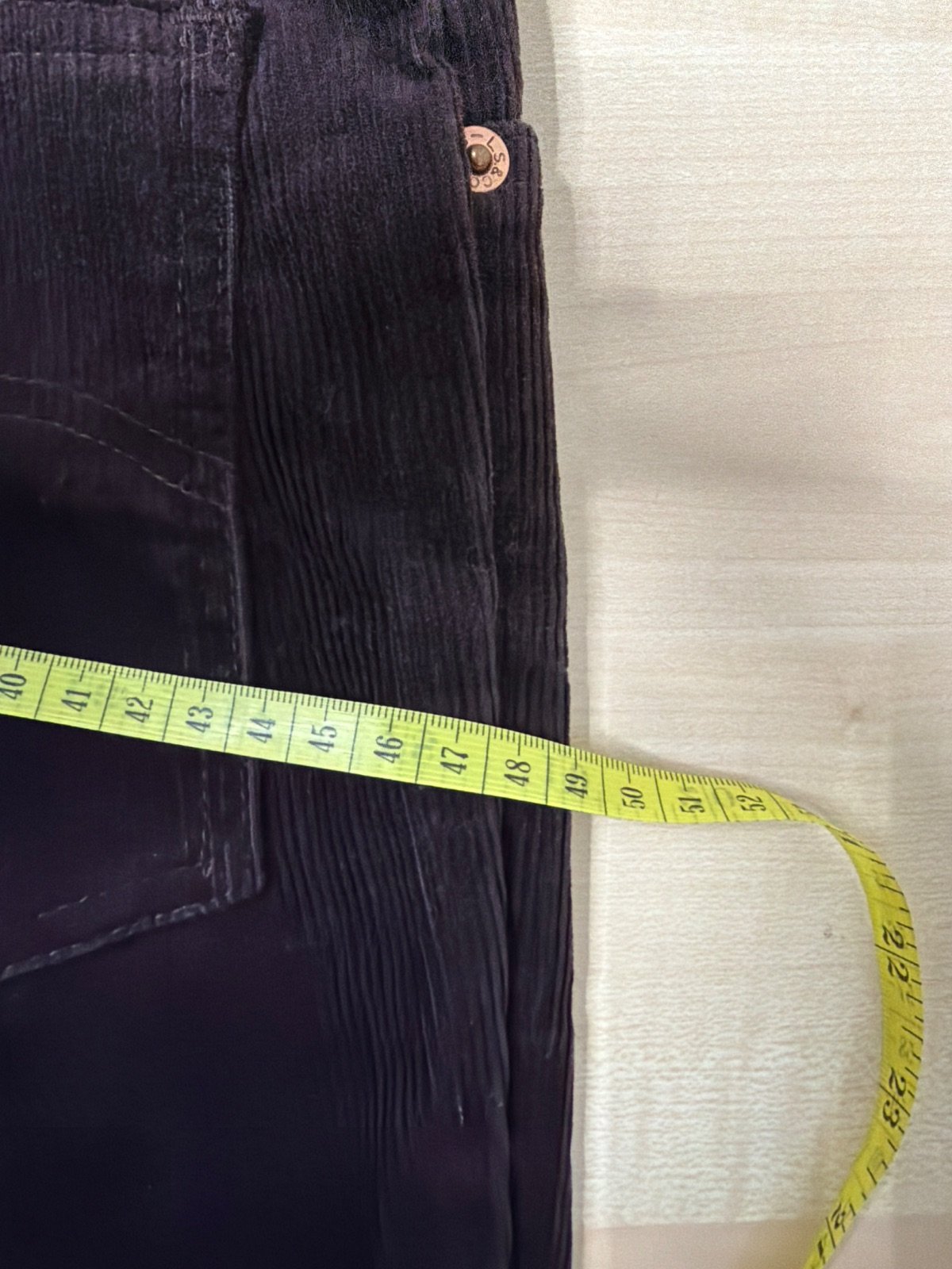 Levi's pantalón pana marrón cintura alta vintage retro — foto 7