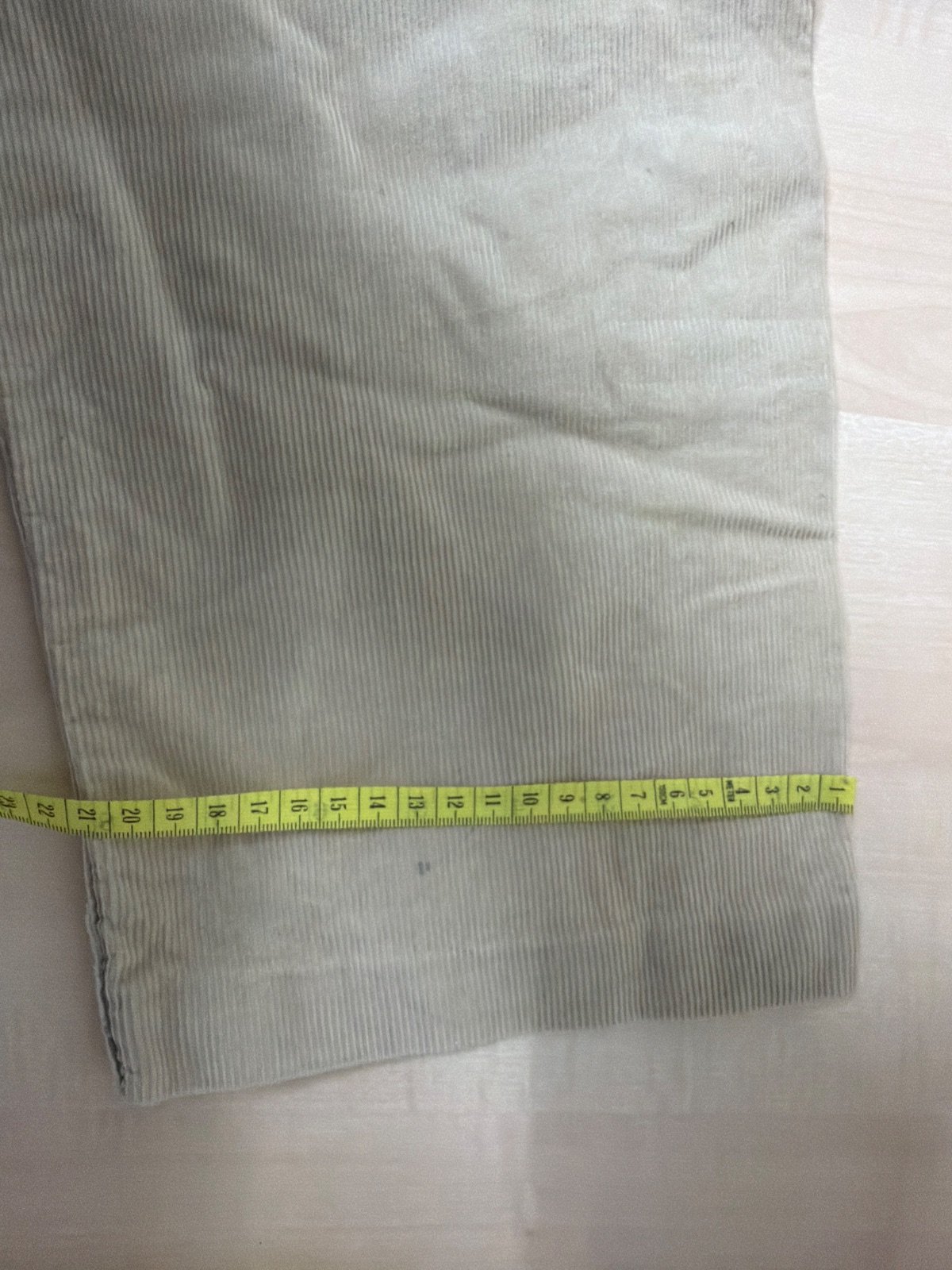 Levi's pantalón pana beige W32 vintage recto tobillero — foto 8