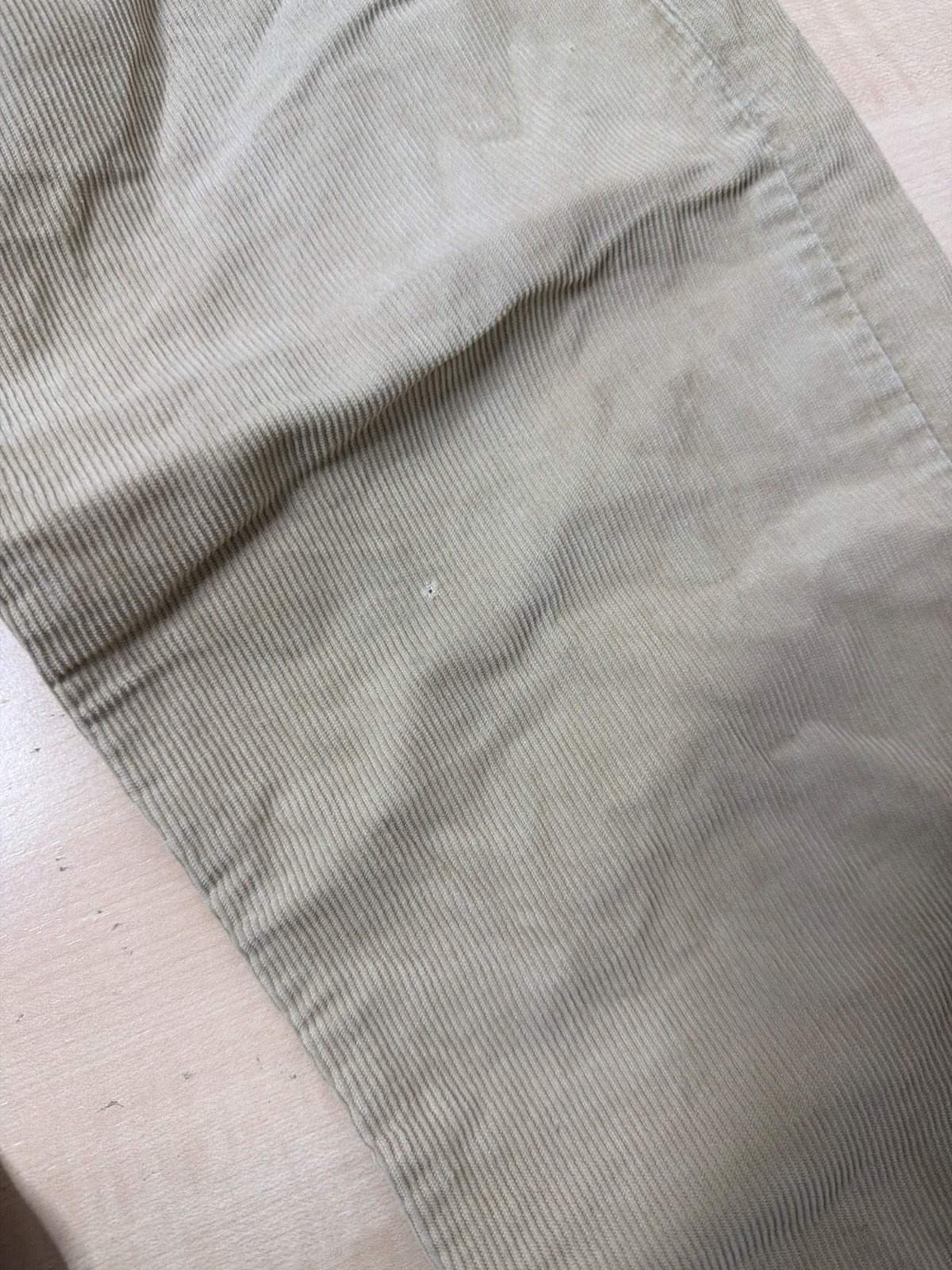 Levi's pantalón pana beige W32 vintage recto tobillero — foto 3