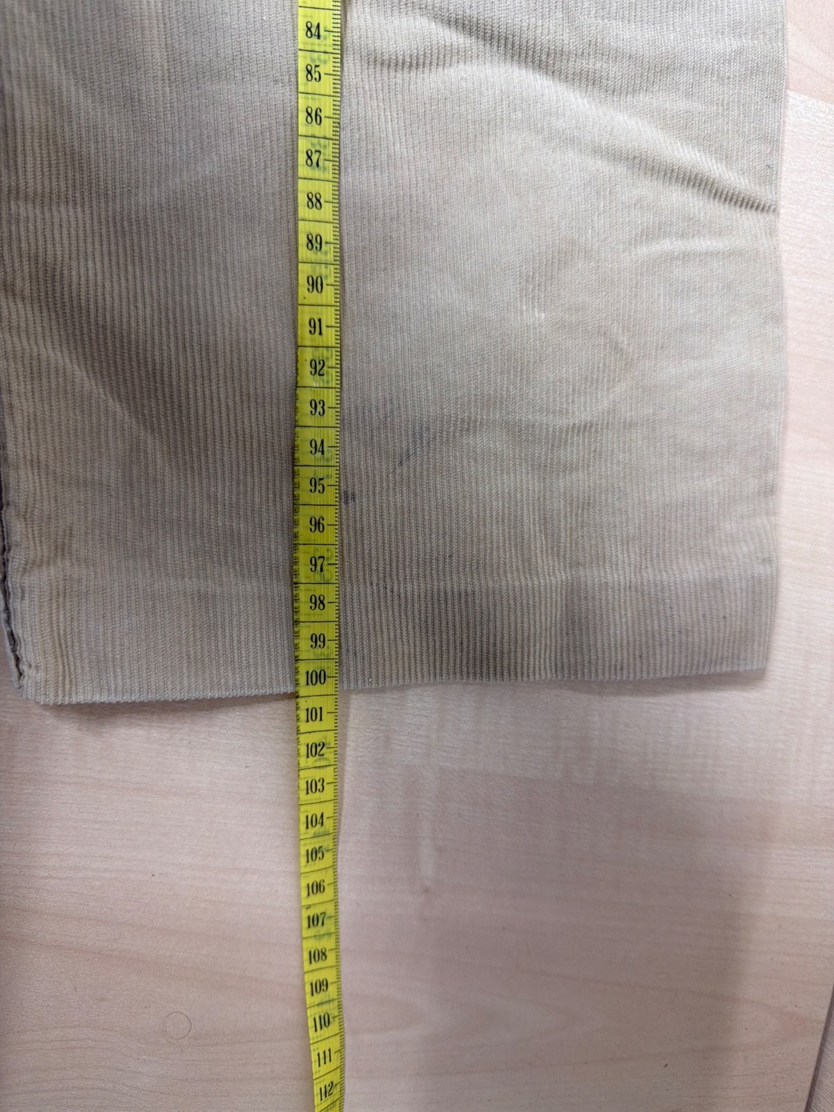 Levi's pantalón pana beige W32 vintage recto tobillero — foto 7