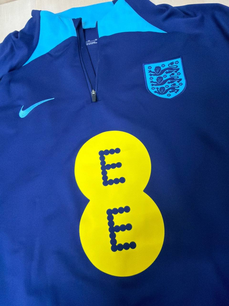 Nike Inglaterra chaqueta entrenamiento XL Dri-Fit vintage, azul marino — foto 4