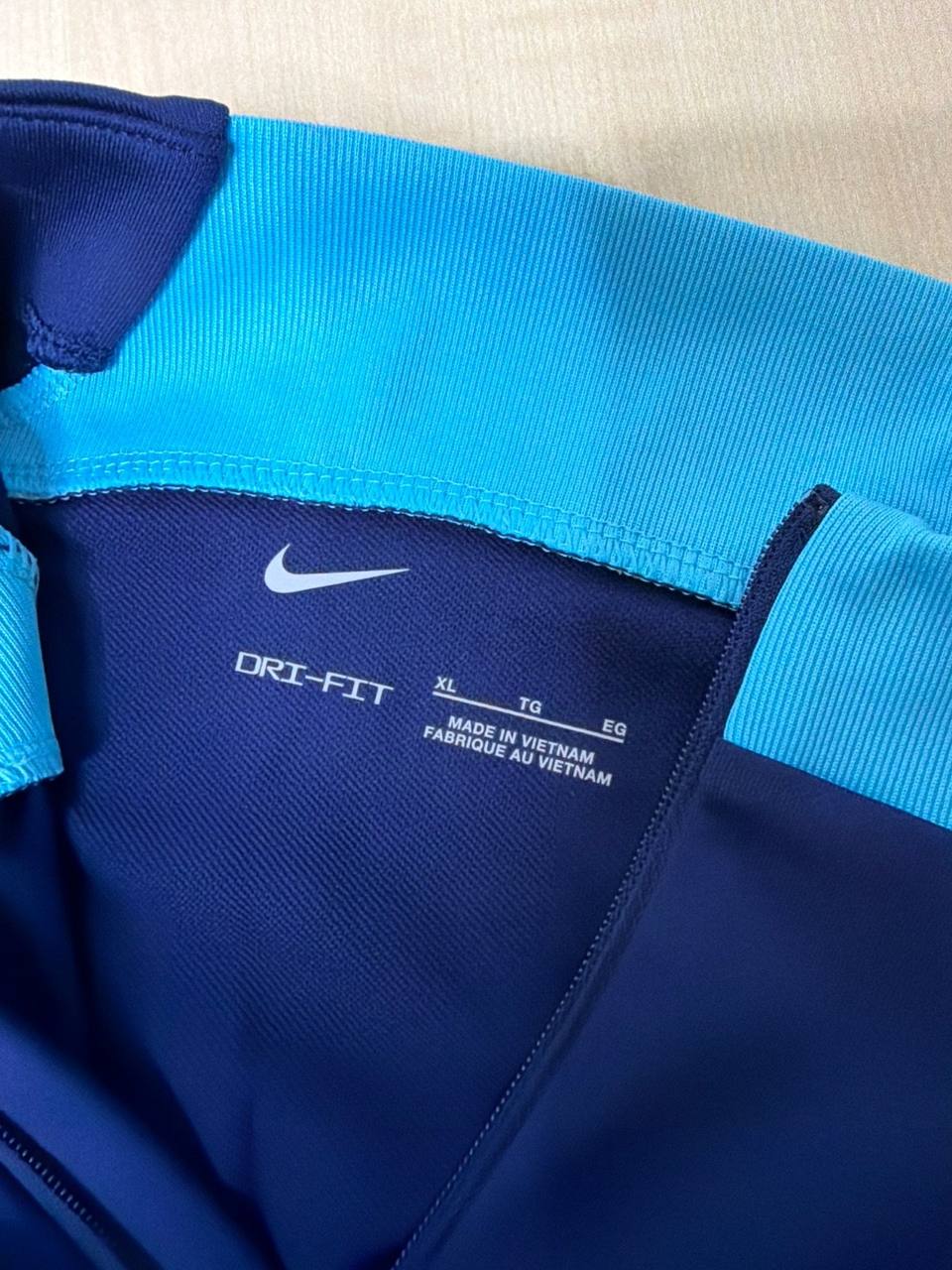 Nike Inglaterra chaqueta entrenamiento XL Dri-Fit vintage, azul marino — foto 3