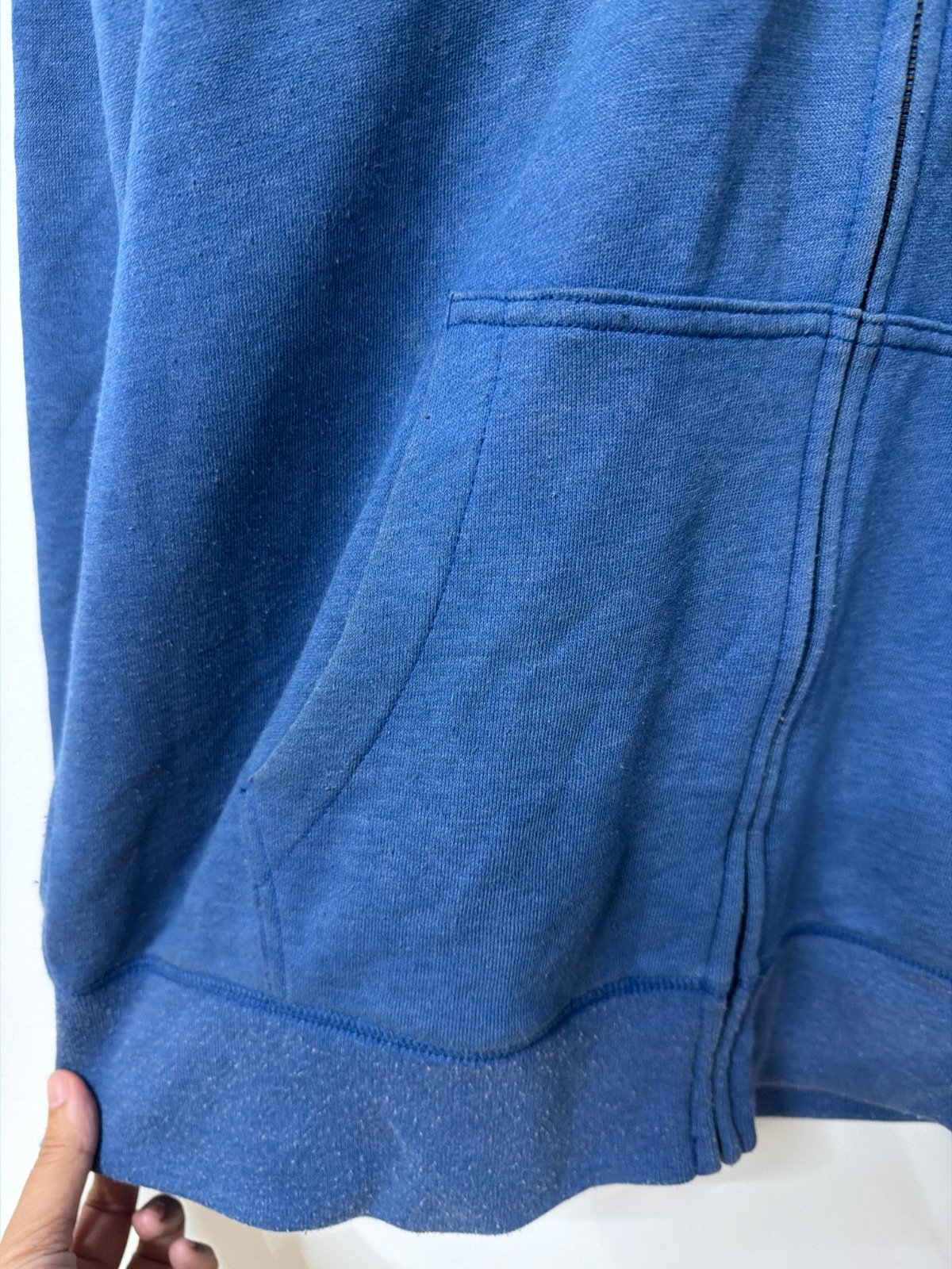 Sudadera GAP Capucha Logo Arcoíris Azul Vintage Streetwear — foto 2